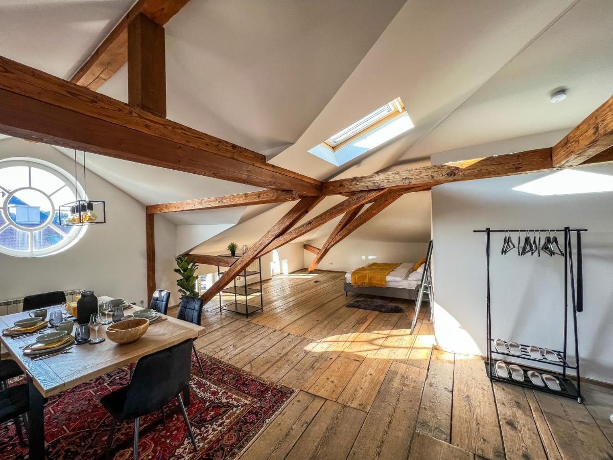 Loft-Wohnung Im Herzen Von Prien - 100M2 - Smarttv Bagian luar foto